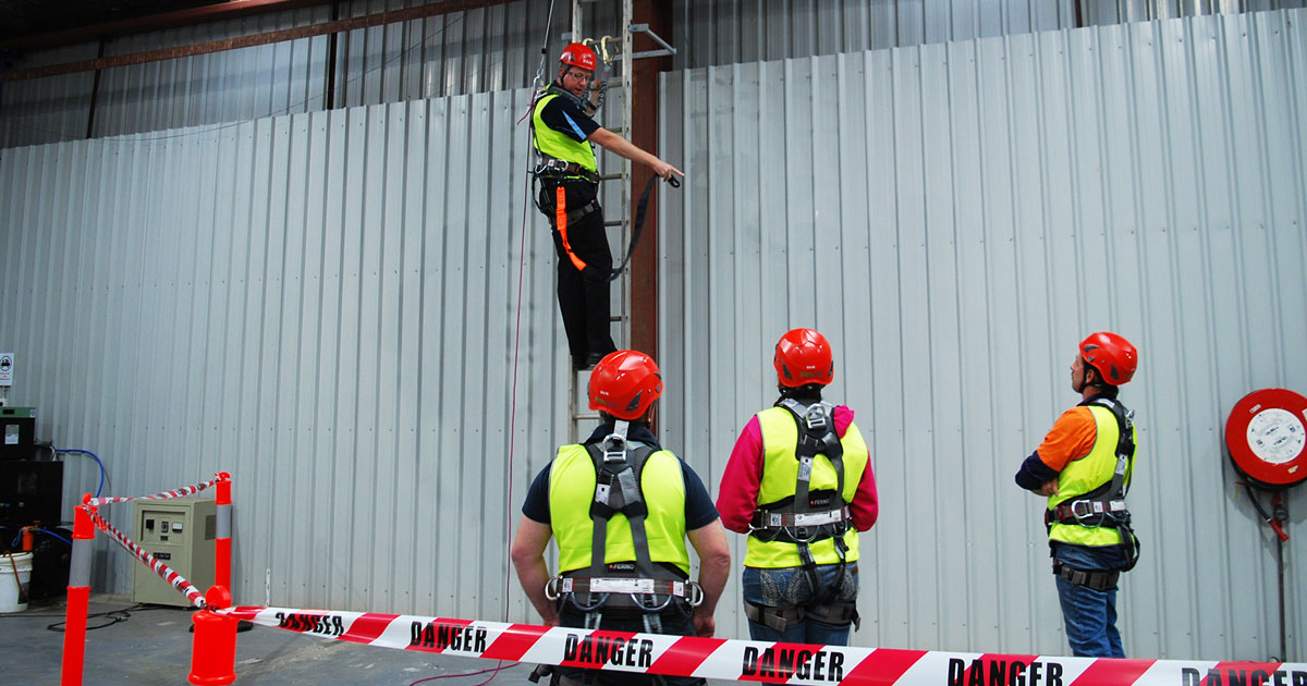 Working at Heights Training in Melbourne EXELTrain